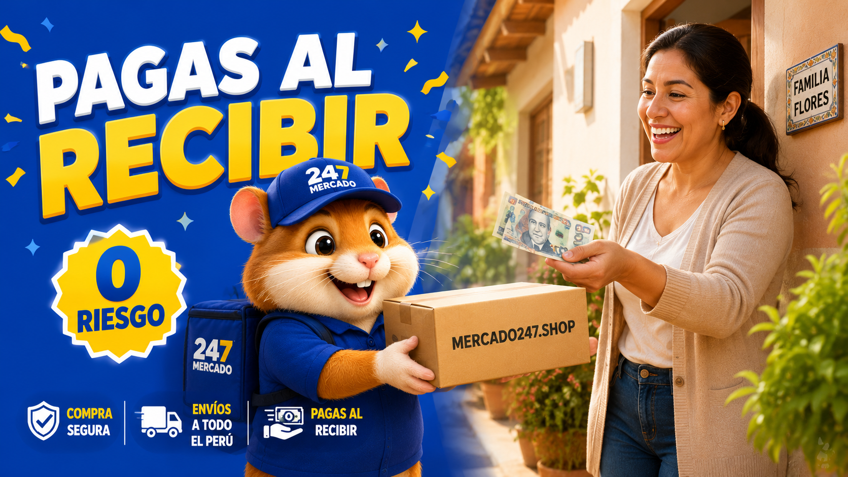 Pagas al recibir
