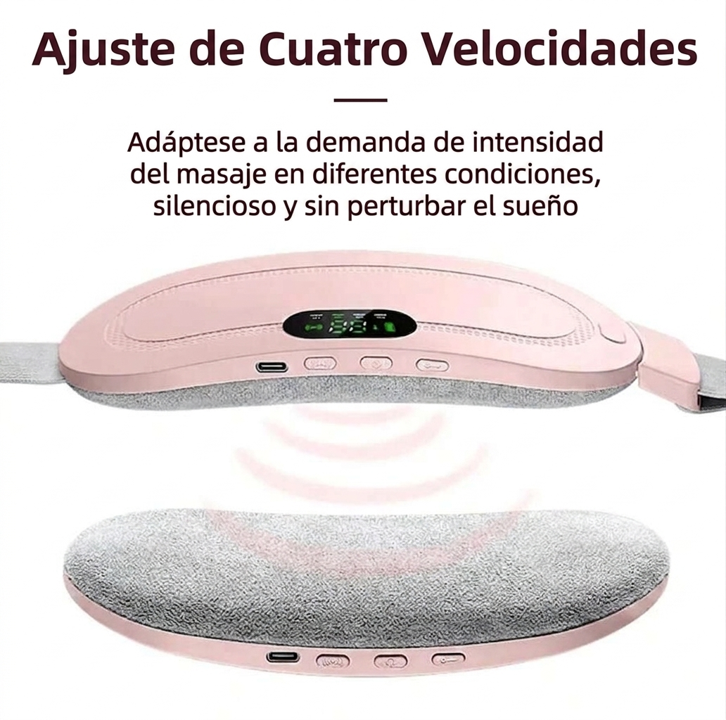 Cinturón Masajeador Térmico Para Cólicos Menstruales 4