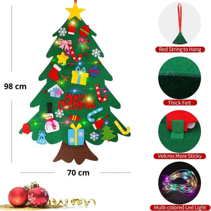 ARBÓL NAVIDEÑO MONTESSORI CON LUCES